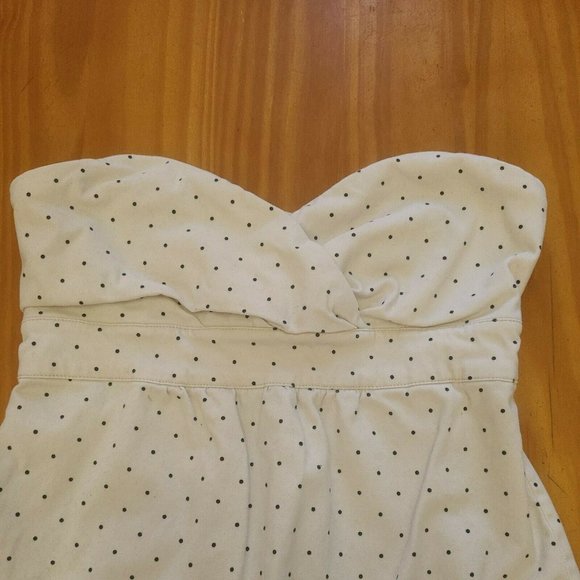 Volcom strapless polka-dot mini dress Juniors Size 5 - Picture 2 of 8